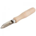 Овощечистка металл с деревянной ручкой 145мм Маллони/003710